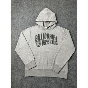 Mens Hoodie Billionaire Boys Club Grey Astronaut Logo Made in Canada, Size L